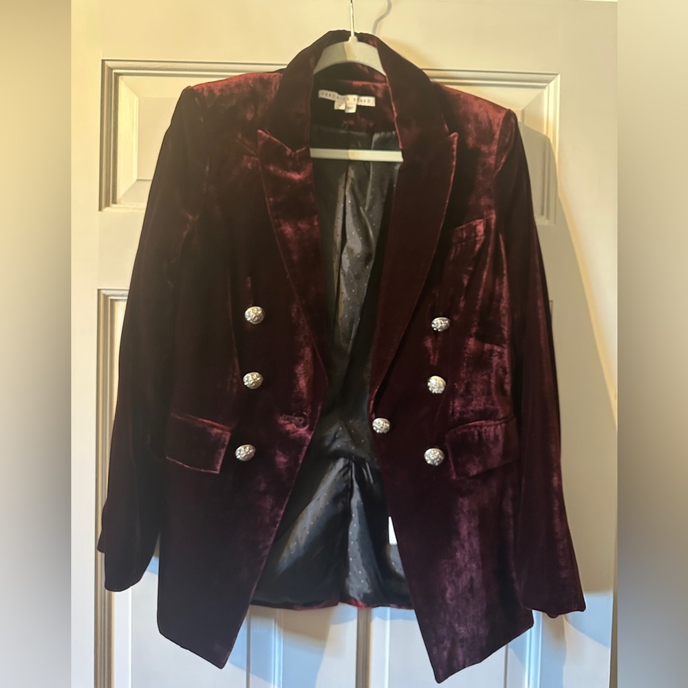 Veronica Beard Gaya Dickey velvet blazer-M